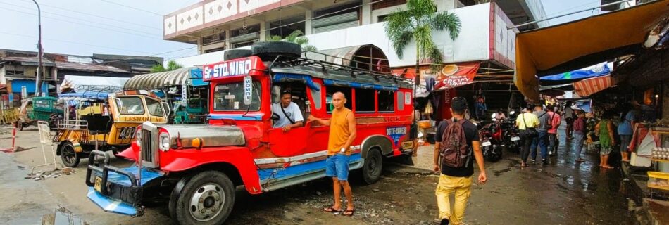 At the public market in Siaton