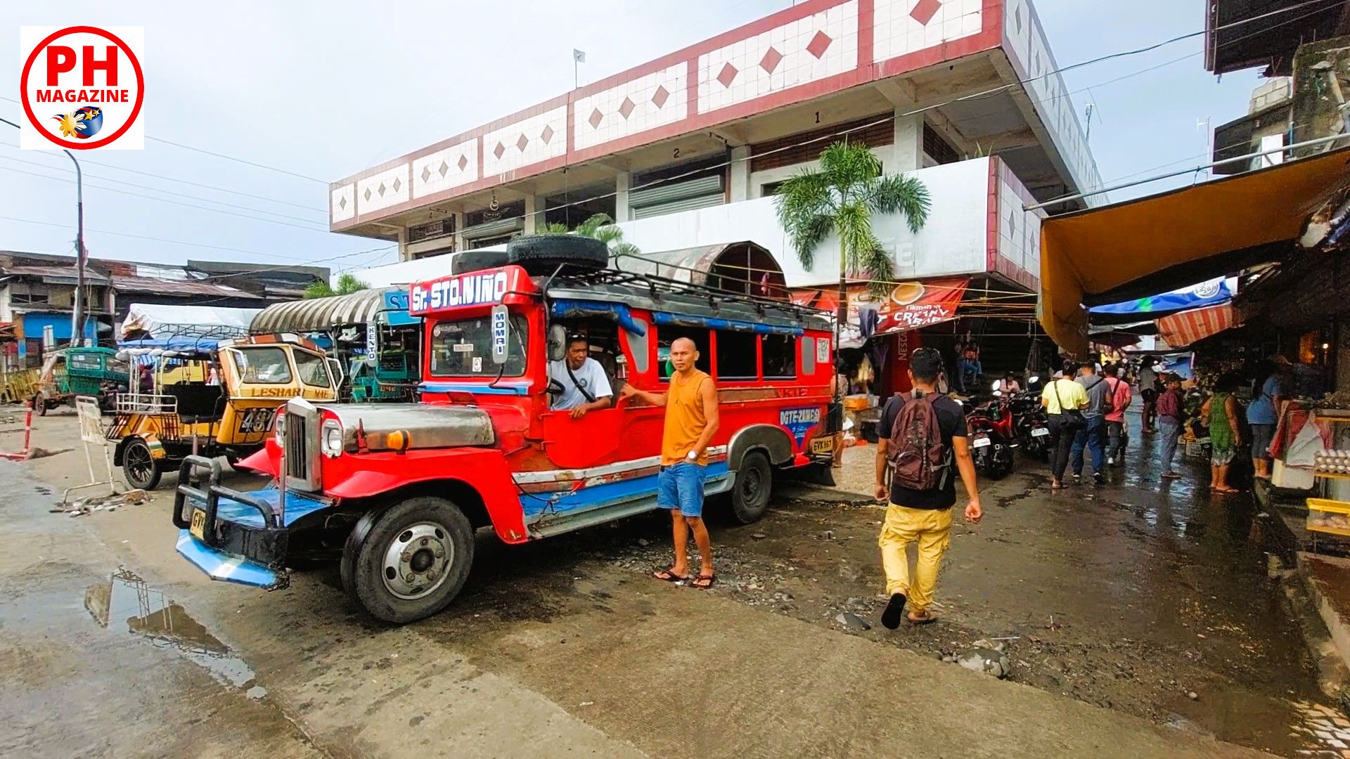 At the public market in Siaton