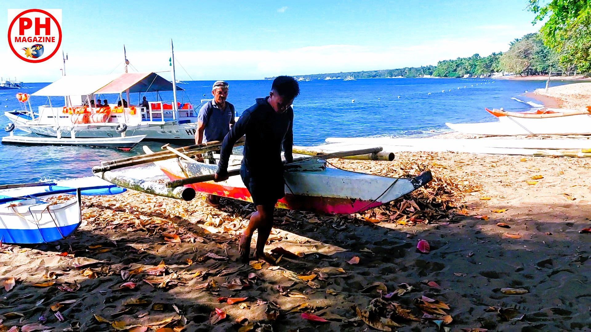 Early morning at Dauin beach