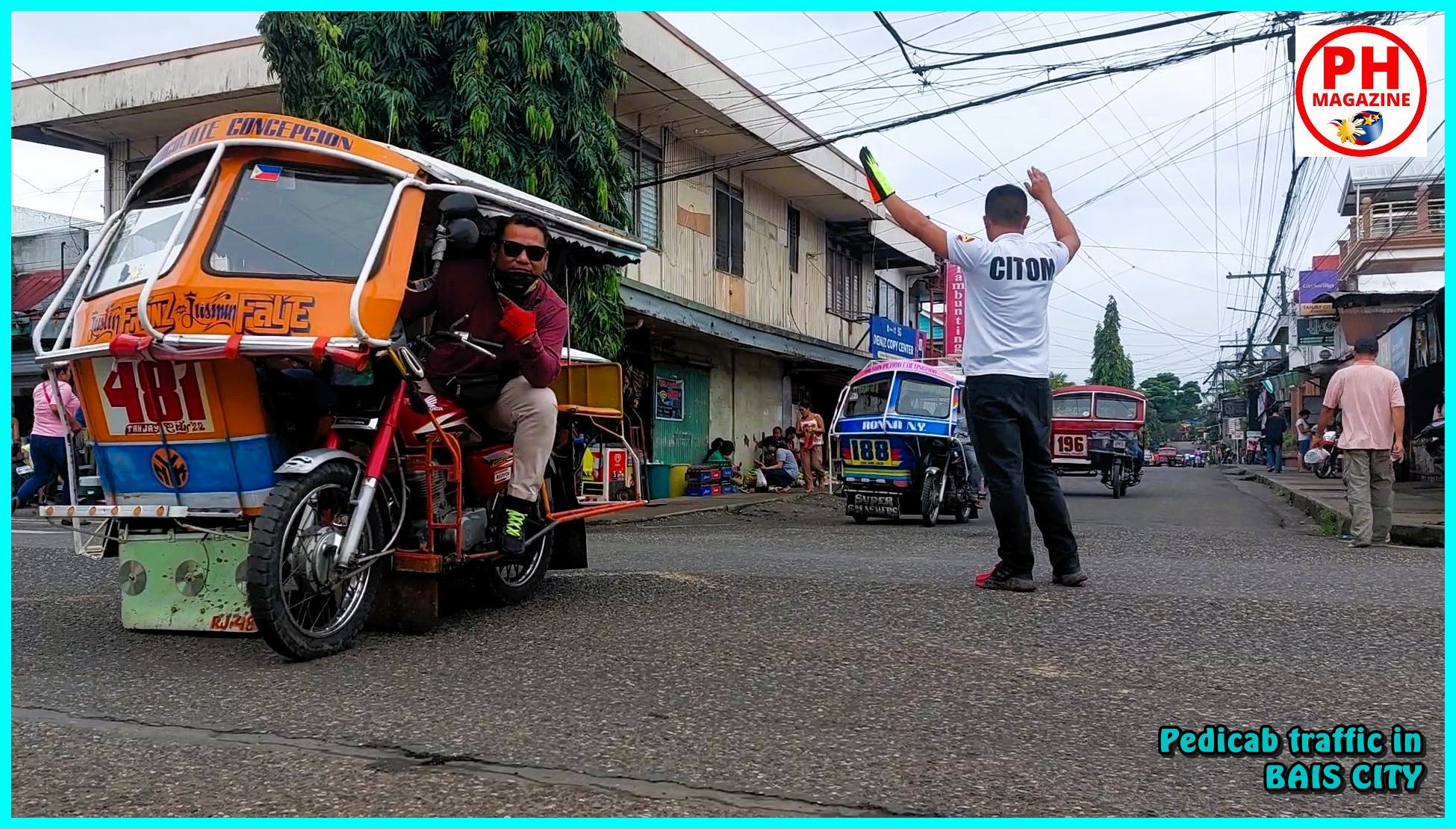 PHOTO of the DAY for December 01, 2023 – Pedicab traffic in Bais City