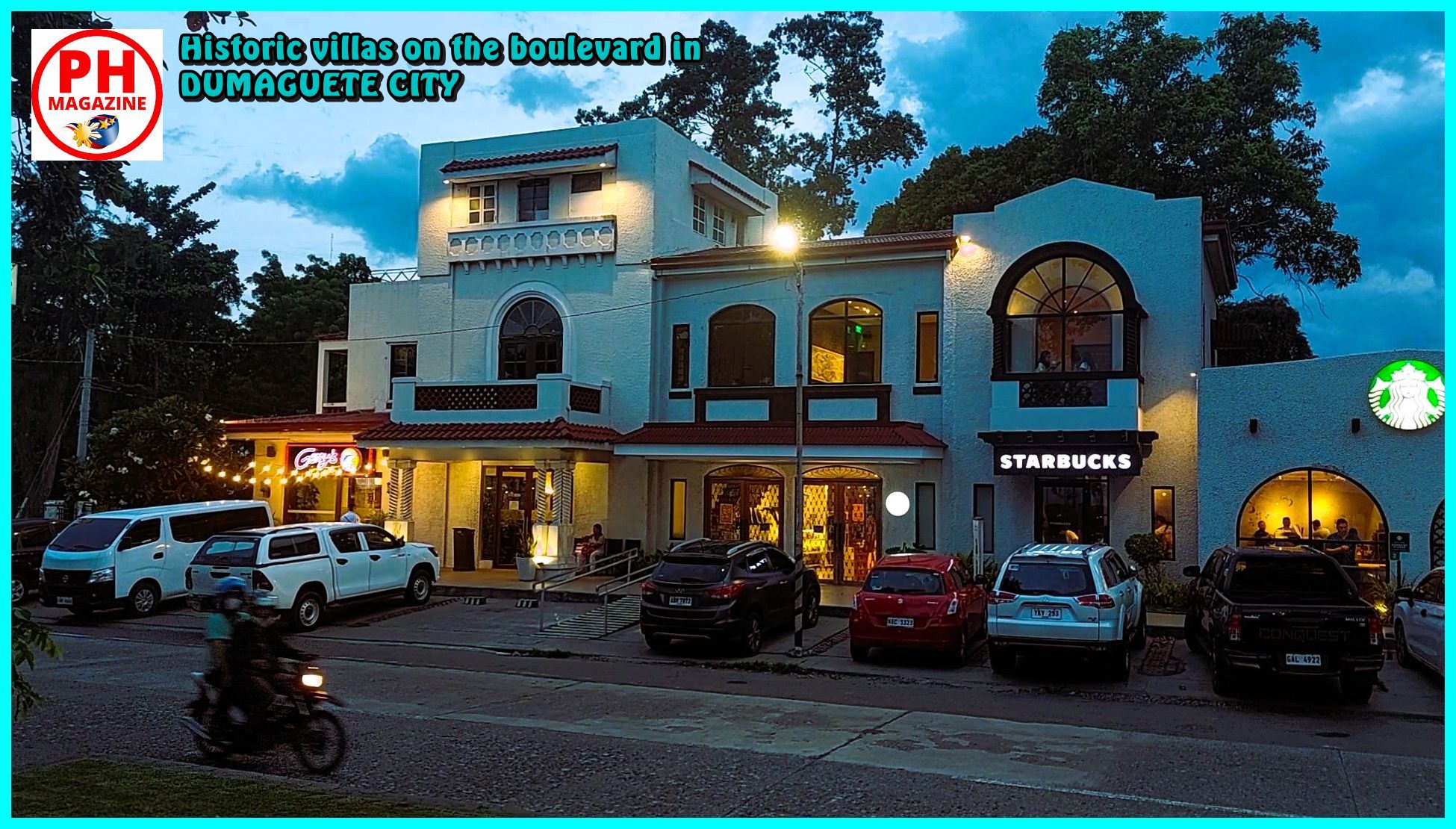 Photo of the Day for December 02, 2023 – Historic villas at the boulevard in Dumaguete City