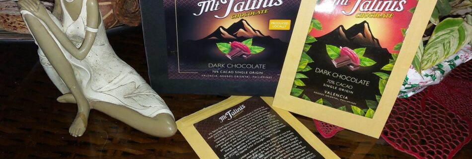 Buy Mt. Talinis Dark Chocolate NOW and save a Mountain