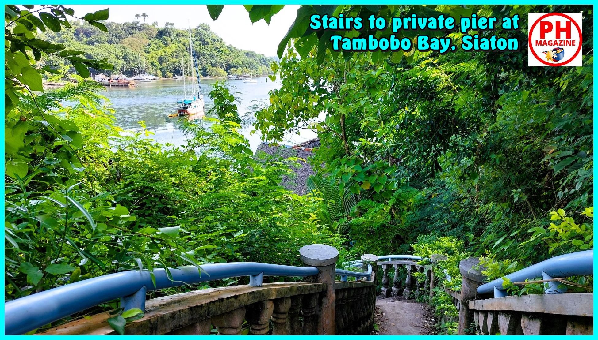 Photo of the Day for December 25, 2023 – Stairs to a private pier at Tambobo Bay