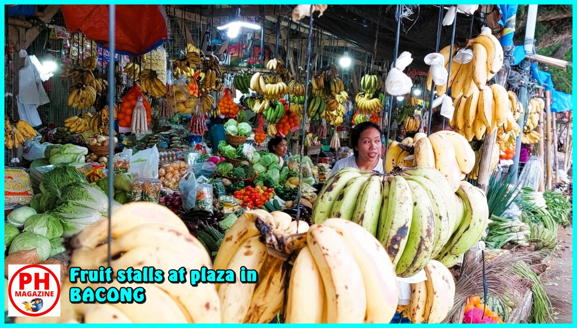 SIGHTS OF NEGROS ORIENTAL - PHOTO OF THE DAY - Fruit stalls a the plaza in Bacong