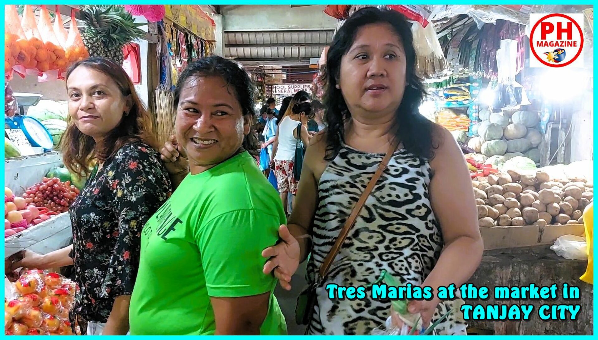 SIGHTS OF NEGROS ORIENTAL - PHOTO OF THE DAY - Tres Marias at the market in Tanjay City