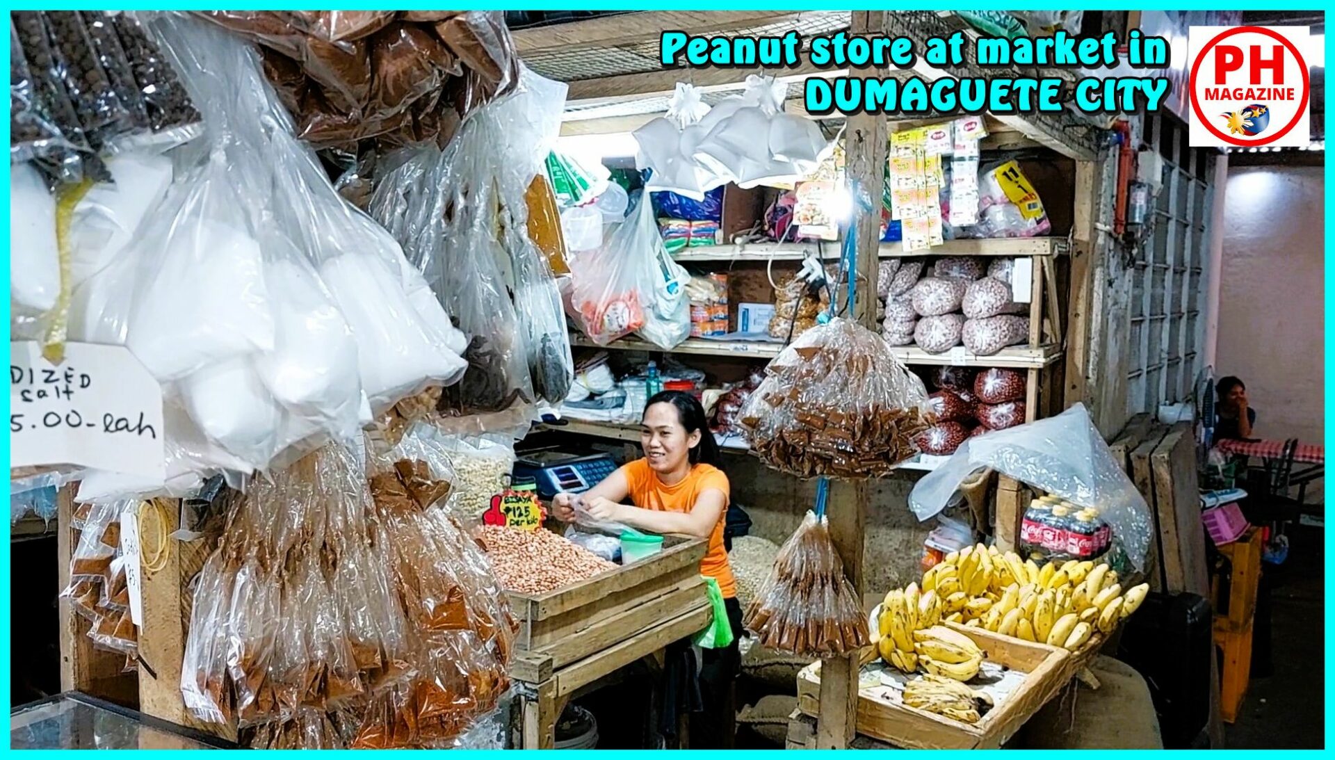 SIGHTS OF NEGROS ORIENTAL - PHOTO OF THE DAY - Peanut store at market in Dumaguete City