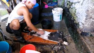 SIGHTS OF NEGROS - BLOG - Preparing Balbacua in a backyard Kitchen