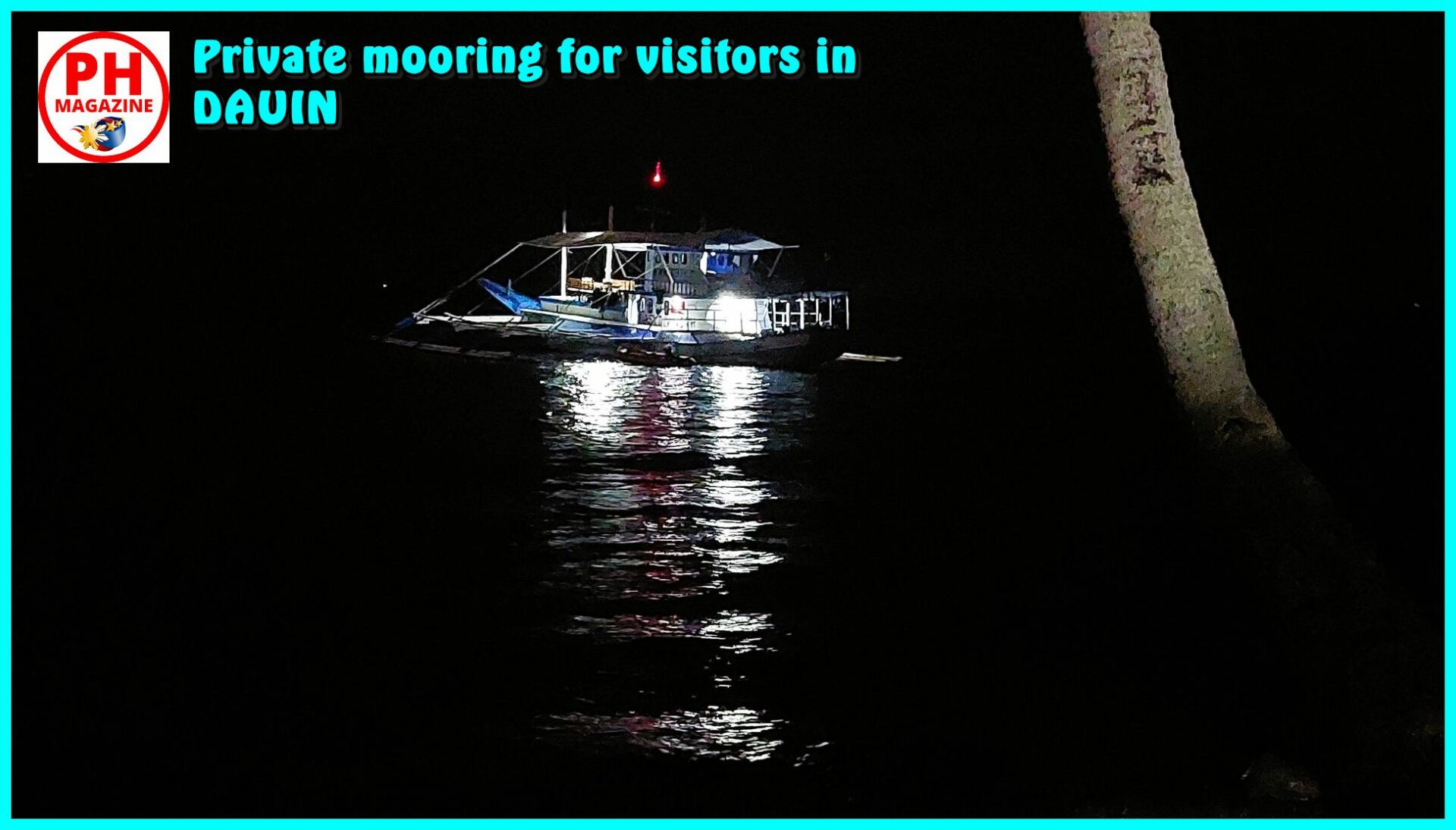 SIGHTS OF NEGROS - PHOTO OF THE DAY - Private mooring for visitors in Dauin