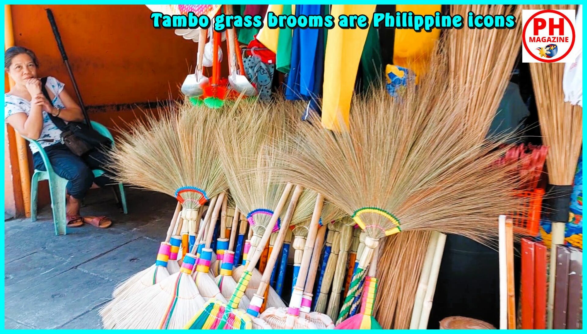 SIGHTS OF NEGROS - PHOTO OF THE DAY - Tambo grass brooms are Philippine icons