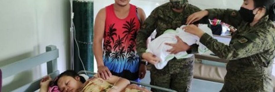 Military aids ex-NPA female fighter during childbirth