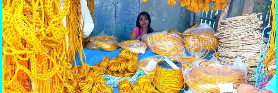 Photo of the Day for February 07, 2024 – Rope shop at the Malatapay Market in Zamboanguita