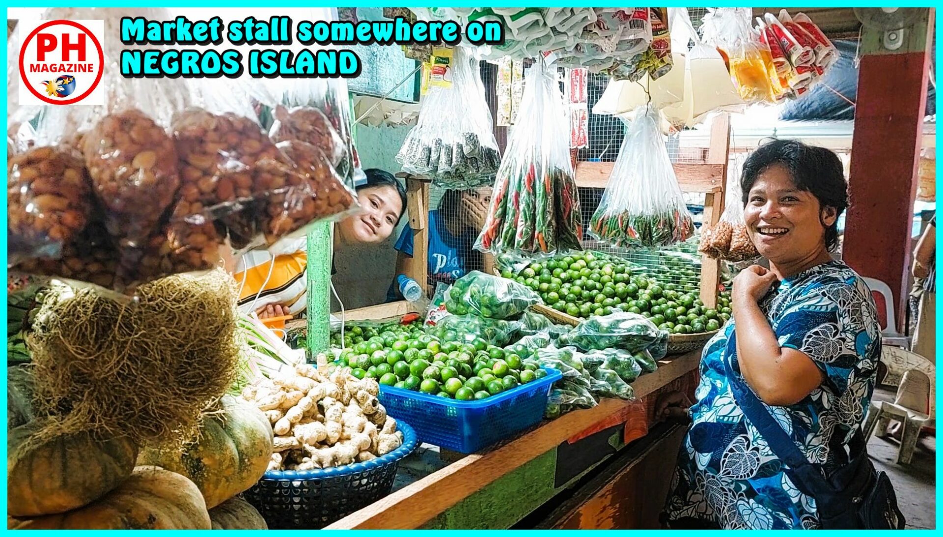 SIGHTS OF NEGROS - PHOTO OF THE DAY - A market stall somewhere on Negros island