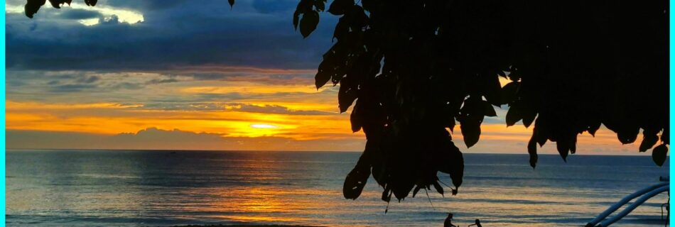 One of the marvelous sunsets at Sugar Beach in Sipalay