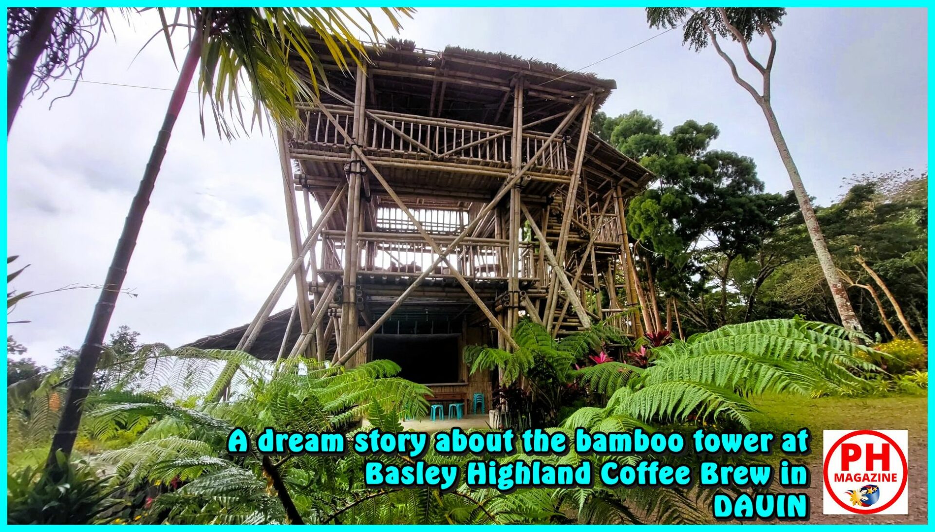 SIGHTS OF NEGROS - PHOTO OF THE DAY - A dream story about the bamboo tower at Basley Highland Brew Coffee in Dauin