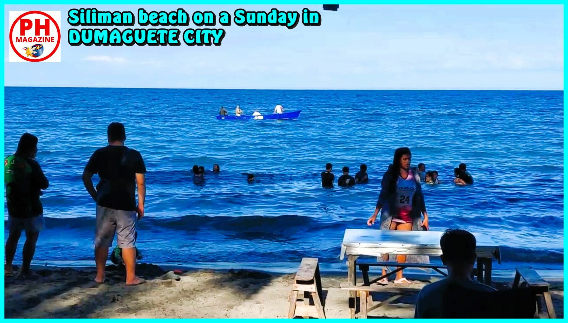SIGHTS OF NEGROS - PHOTO - Siliman beach on a Sunday in Dumaguete City