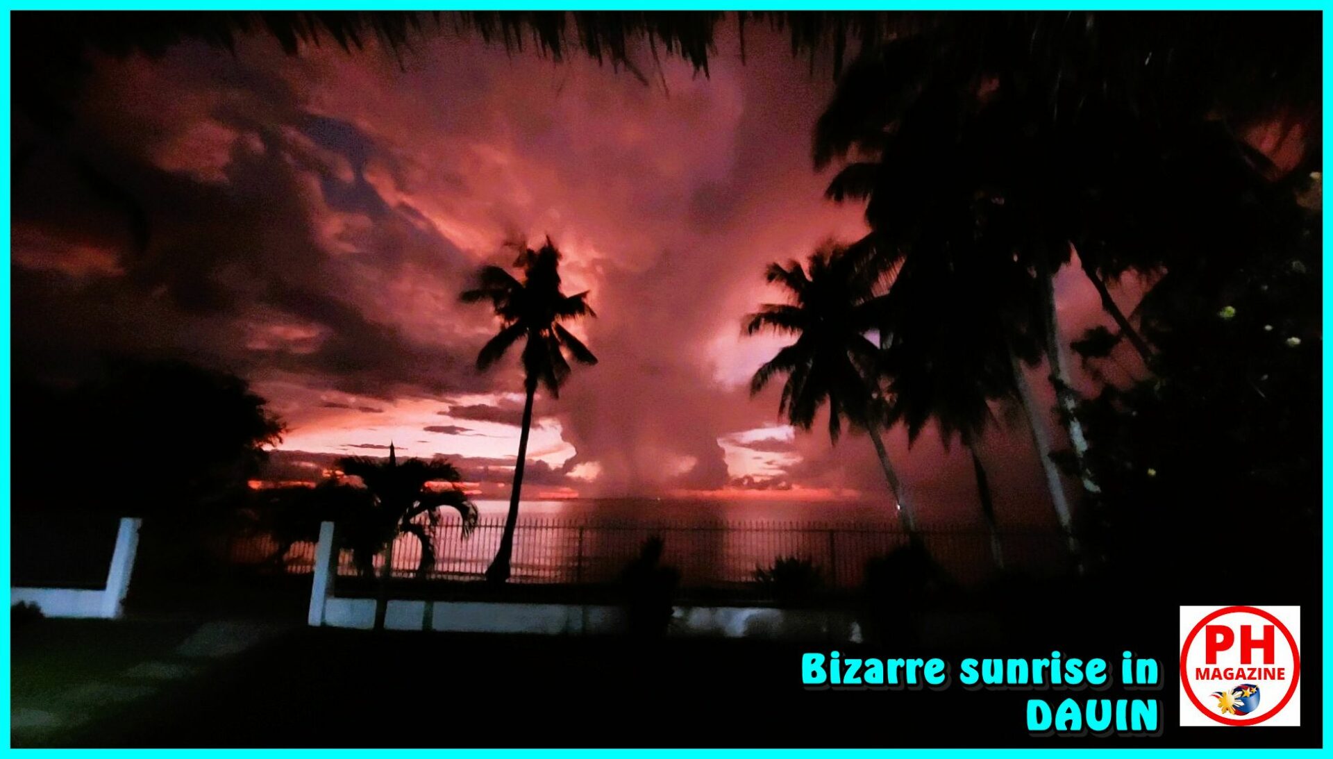 SIGHTS OF NEGROS - PHOTO OF THE DAY - Bizarre sunrise in Dauin