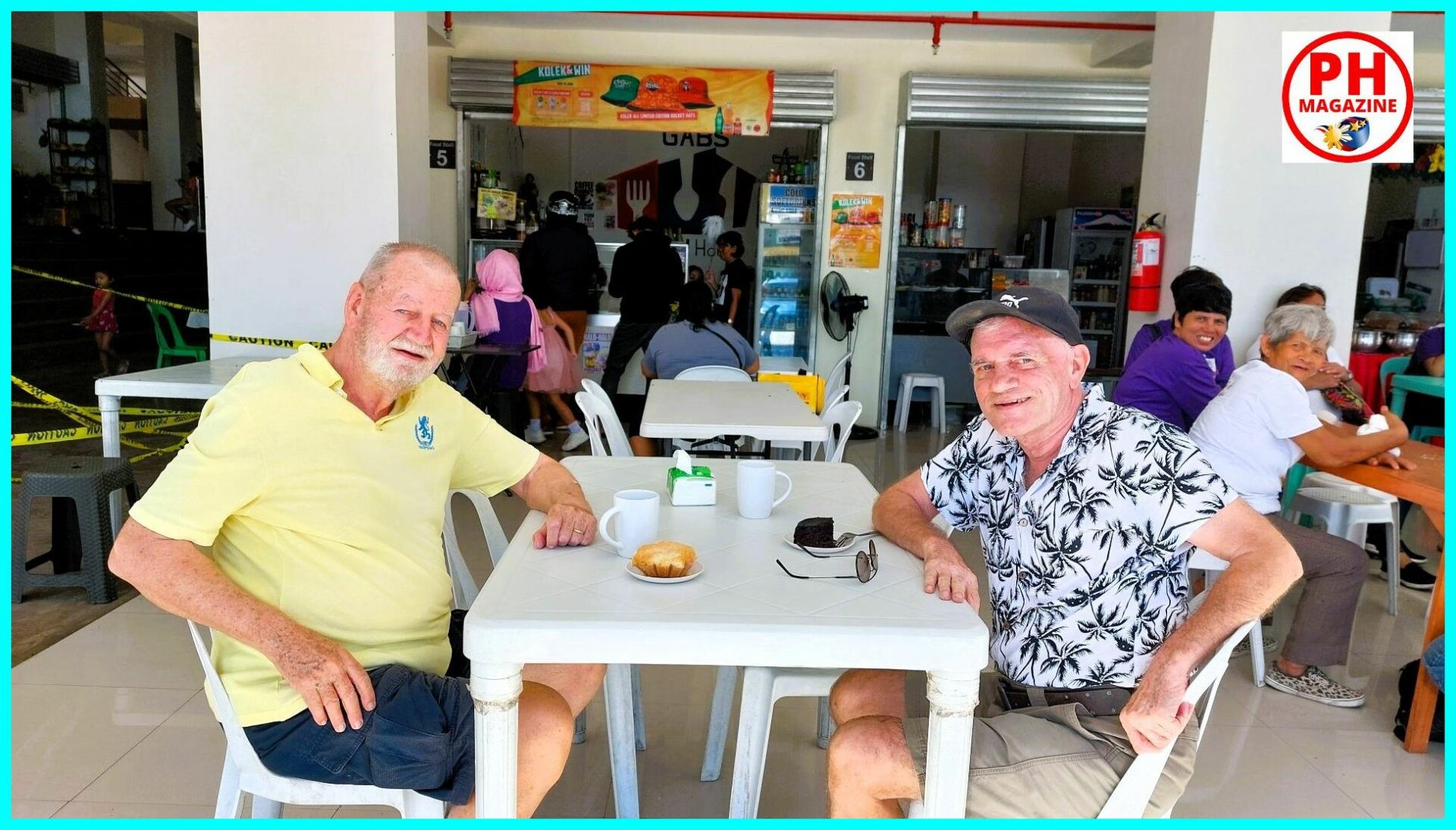 SIGHTS OF NEGROS - PHOTO OF THE DAY - Photo of the Day for March 07, 2024 - Hermannn & Dieter having coffee 