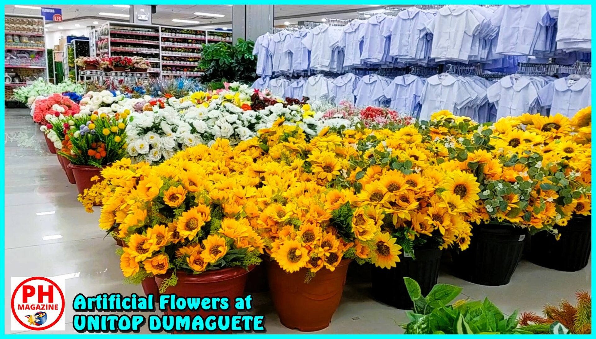 SIGHTS OF NEGROS - PHOTO OF THE DAY - A blaze of colour in the artificial flower departmentA blaze of colour in the artificial flower department