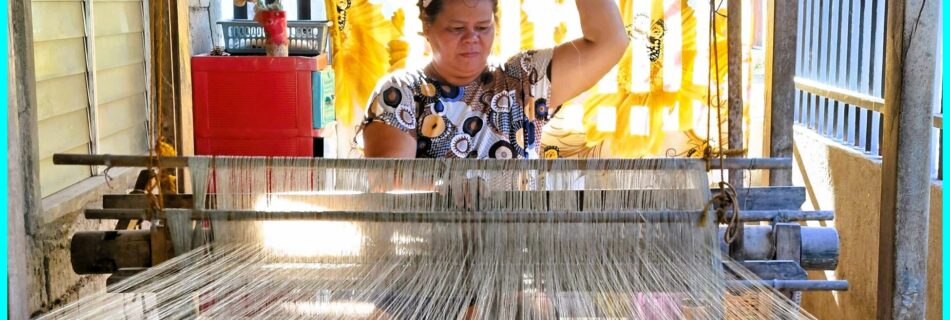 Photo of the Day for March 28, 2024 – Abaca weaver Tessie Salboro in Bacong