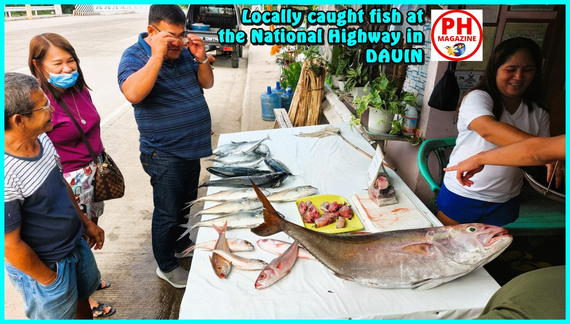 SIGHTS OF NEGROS - PHOTO OF THE DAY - Locally caught fish at National Highway in Dauin