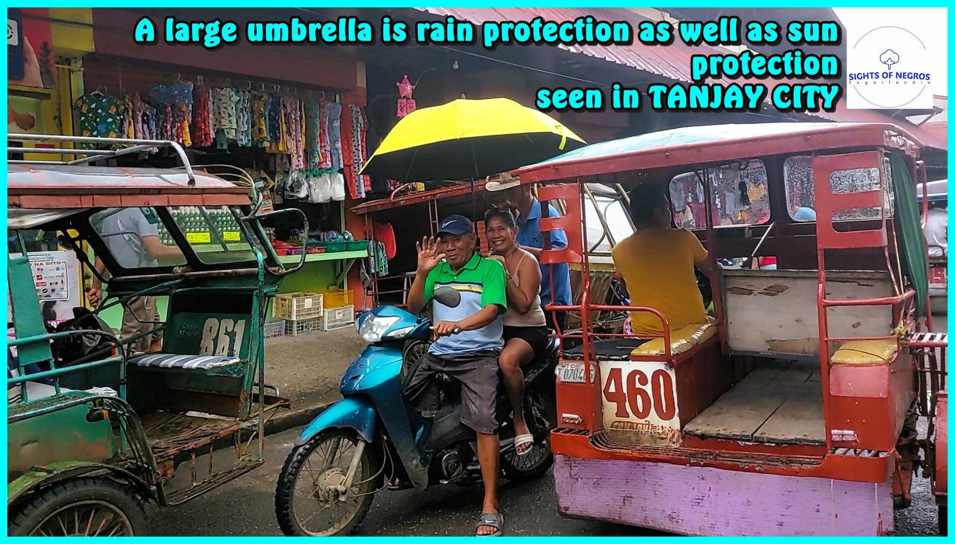 SIGHTS OF NEGROS - PHOTO OF THE DAY - Rainy Day Rendezvous: Navigating Tanjay City's Market Streets